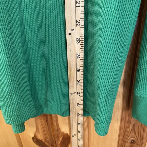 Southpole Shirt Men's XL Green Thermal Waffle Knit LS Authentic Collection - Picture 5 of 7